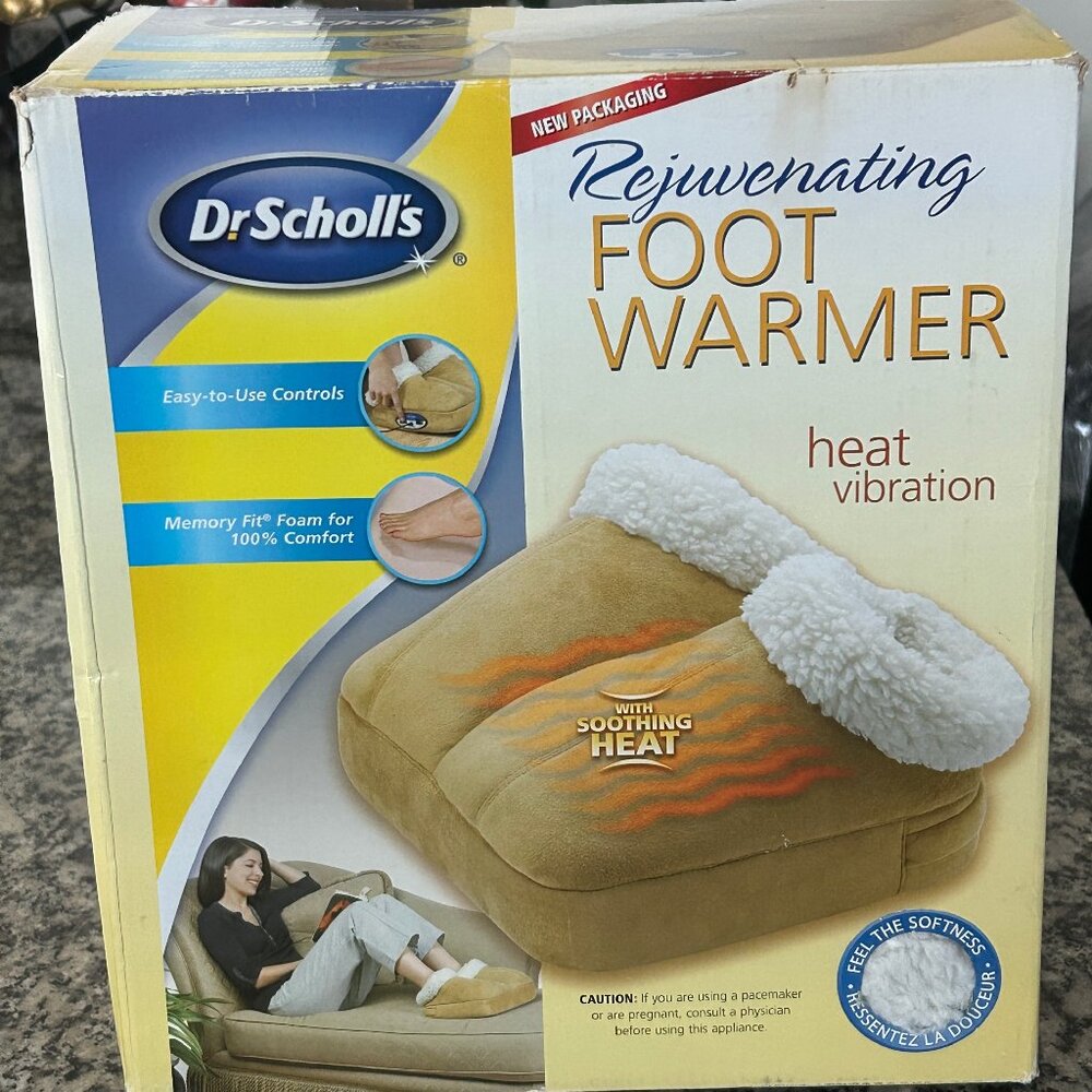 Dr. Scholl’s Rejuvenating Foot Warmer with Heat & Vibration